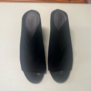 Vince Black Women's Slide Night out Sandals